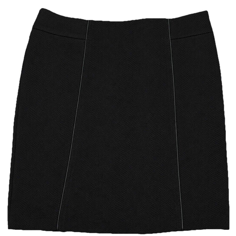 Lizzie Driver Black Skort Size 4 Textured Stretch Mini Skirt Shorts Classic